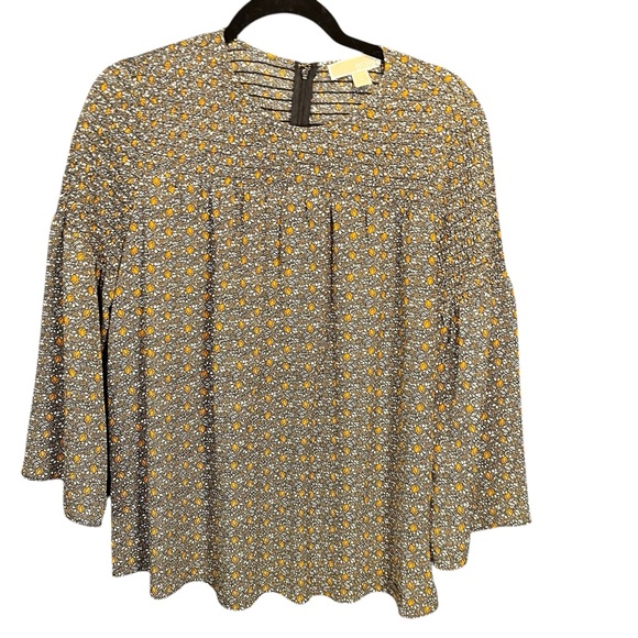 Micheal Kors blouse Medium bohemian festival Spring Summer Office Cottagecore - Picture 1 of 7